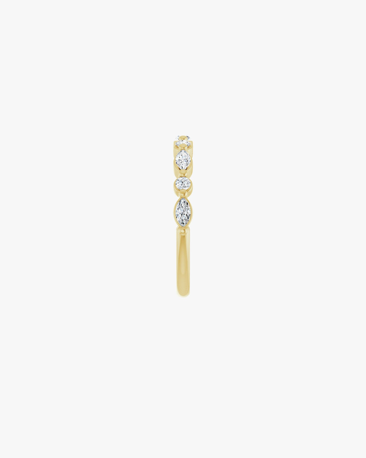Fiora Grande Ehering, 750er Gelbgold, Seitenansicht
