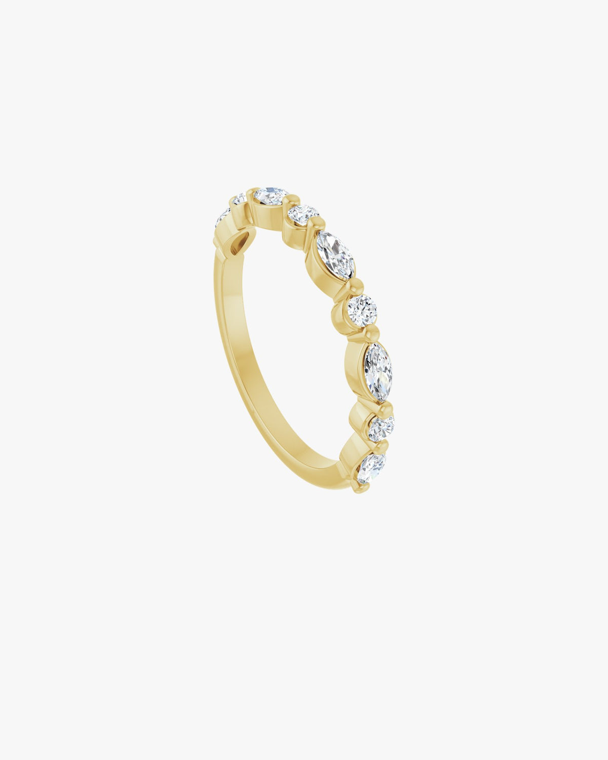 Fiora Grande Ehering, 750er Gelbgold, Perspektive