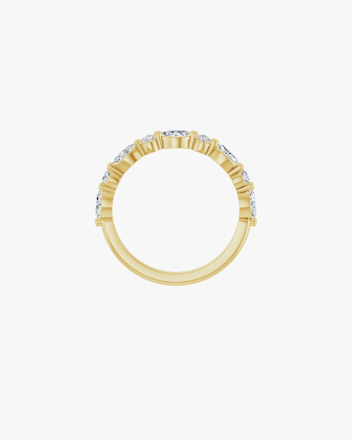 Fiora Grande Ehering, 750er Gelbgold, Vorderansicht