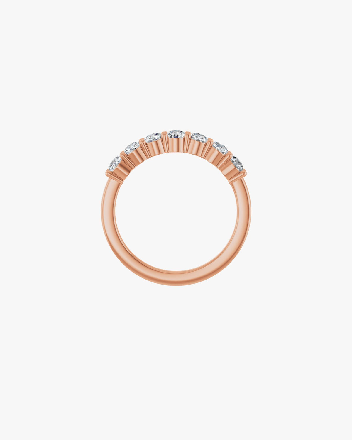 Stella Grande Ehering, 750er Roségold, Vorderansicht