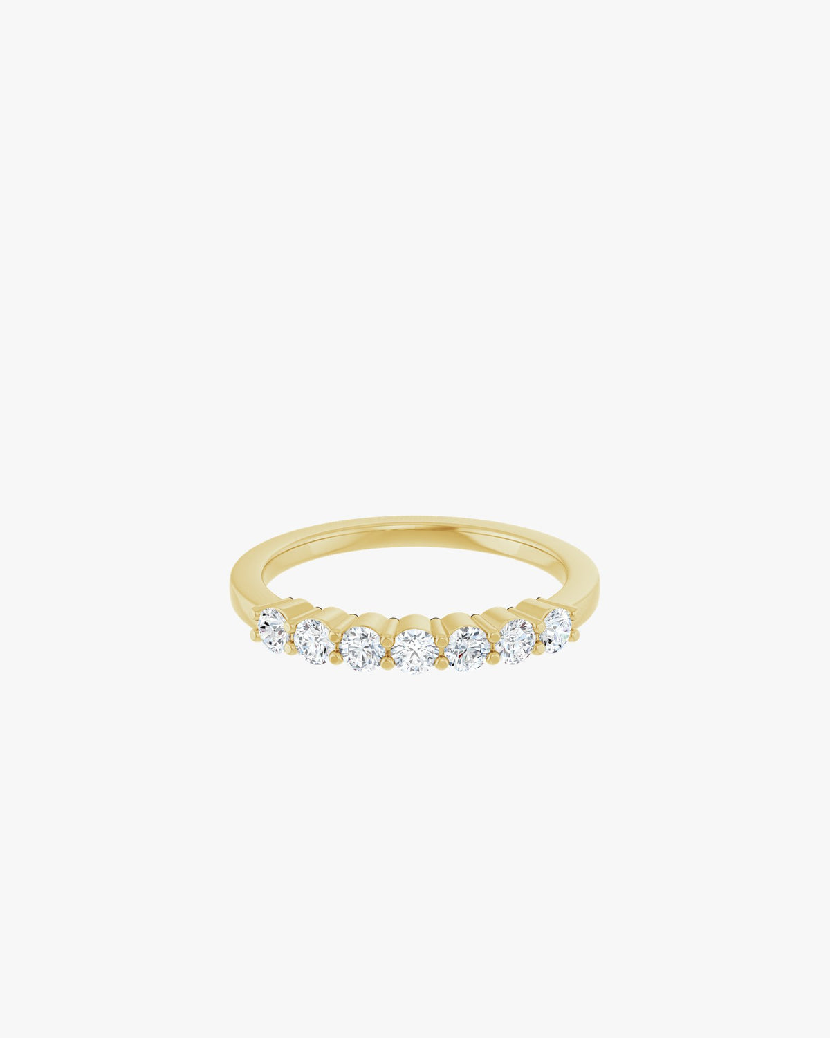 Stella Medio Ehering, 750er Gelbgold, Liegend