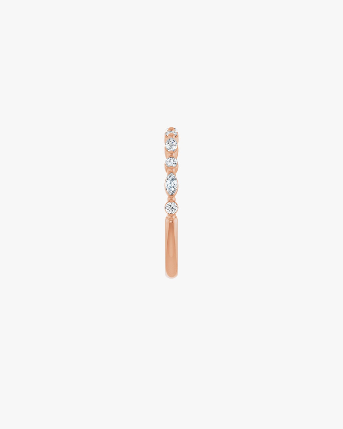Fiora Fino Ehering, 750er Roségold, Seitenansicht