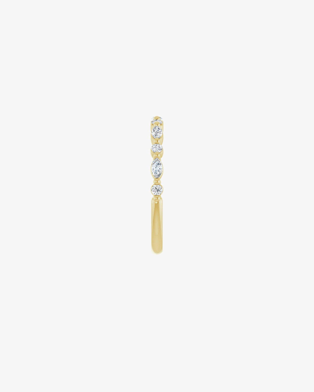 Fiora Fino Ehering, 750er Gelbgold, Seitenansicht