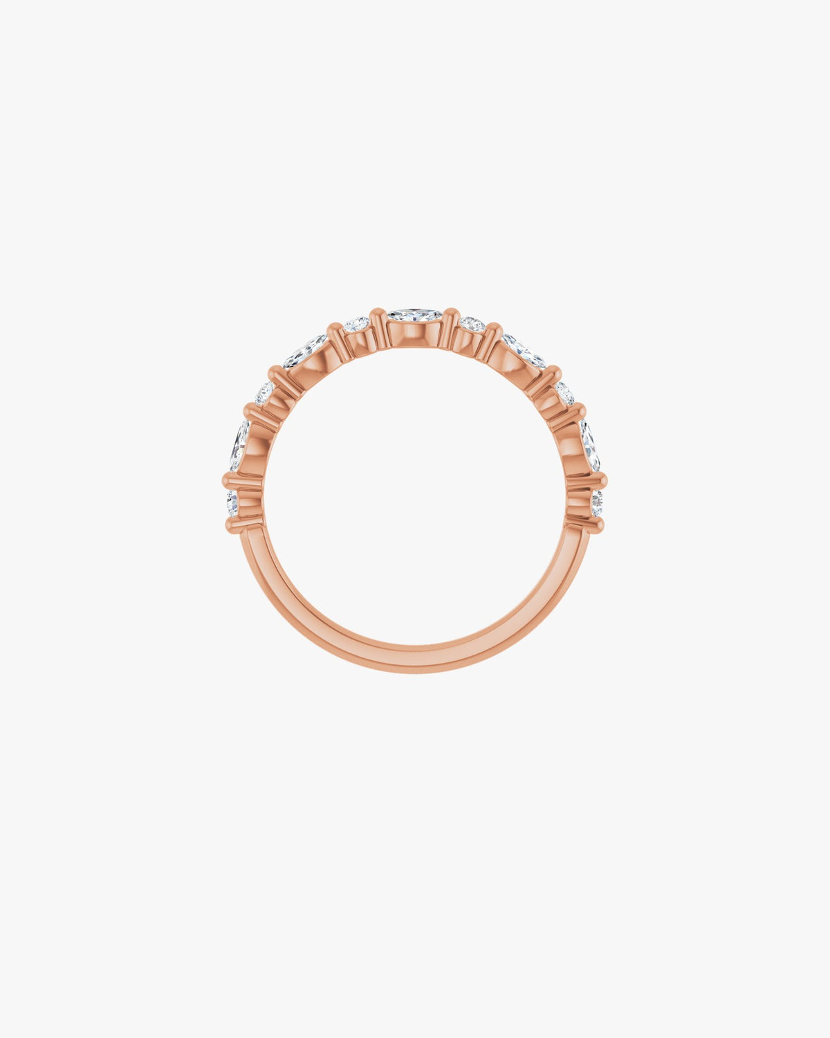 Fiora Fino Ehering, 750er Roségold, Vorderansicht