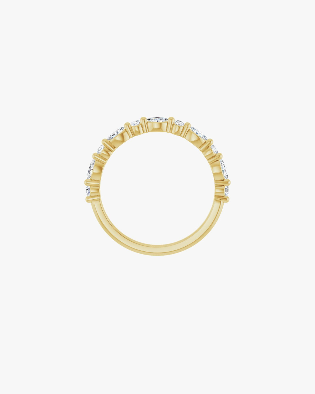 Fiora Fino Ehering, 750er Gelbgold, Vorderansicht
