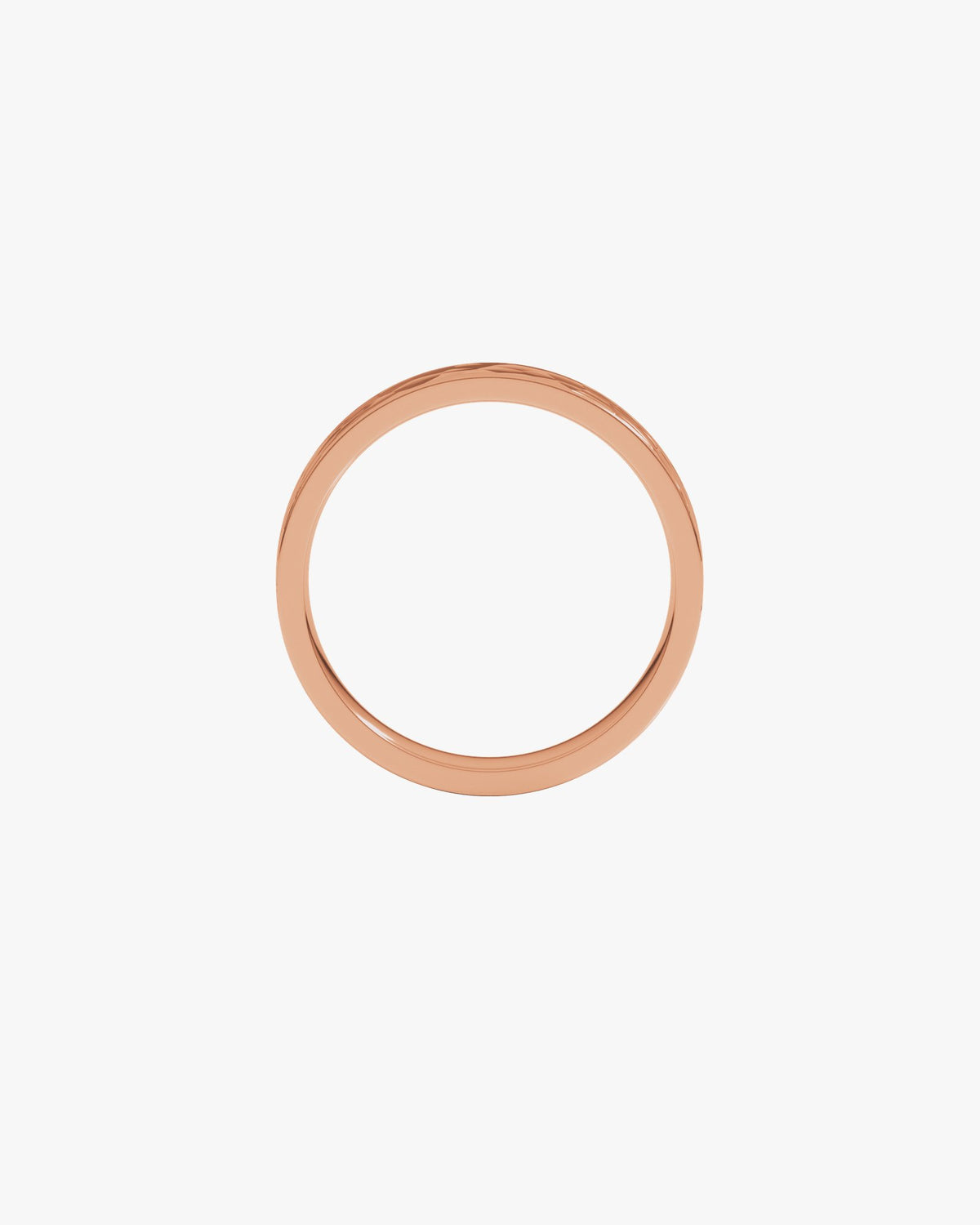 Matteo Medio Ehering, Roségold 750, Draufsicht