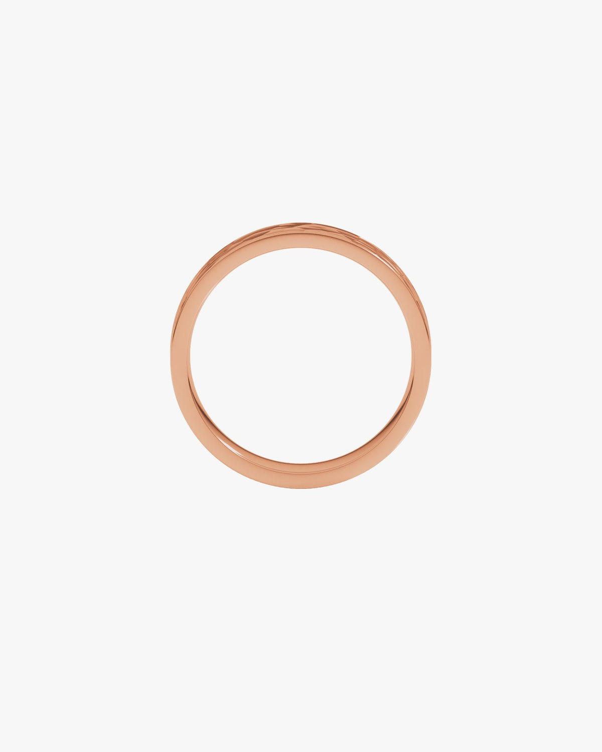 Matteo Grande Ehering, Roségold 750, Draufsicht