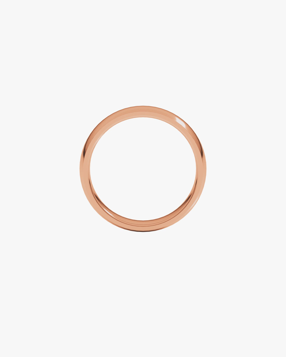 Lorenzo Grande Ehering, Roségold 750, Draufsicht