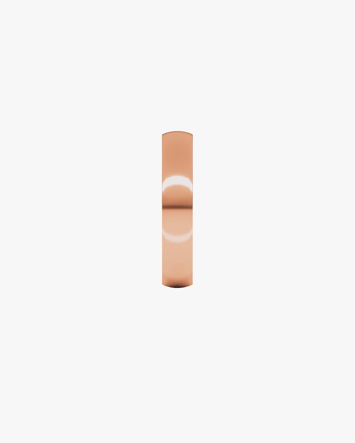 Lorenzo Medio Ehering, Roségold 750, Seitenansicht