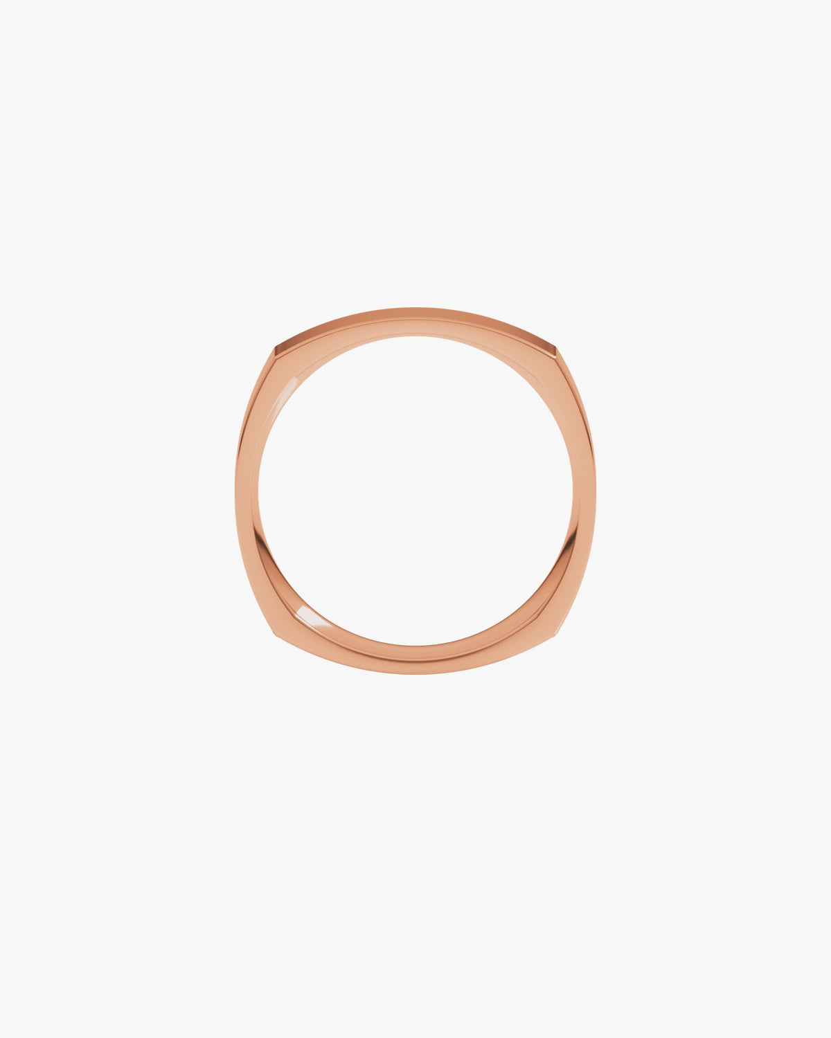 Noa Medio Ehering, 750er Roségold, Vorderansicht