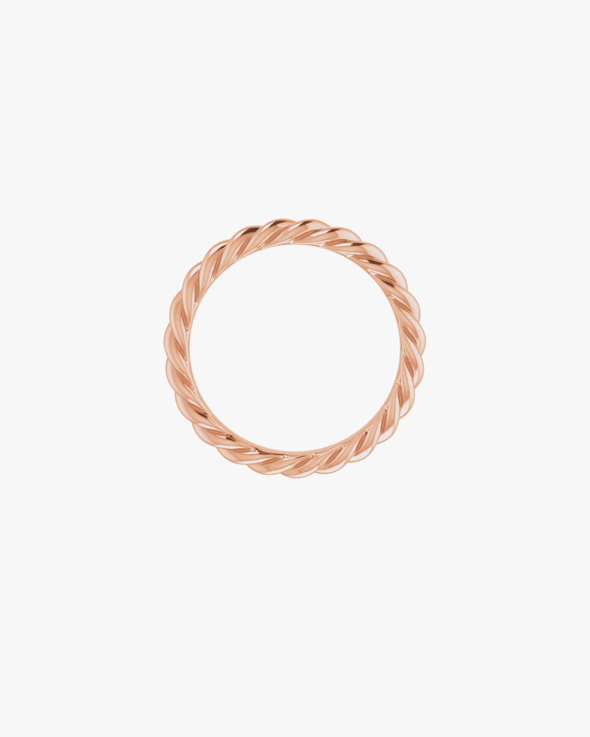Giulia Grande Ehering, 750er Roségold, Vorderansicht