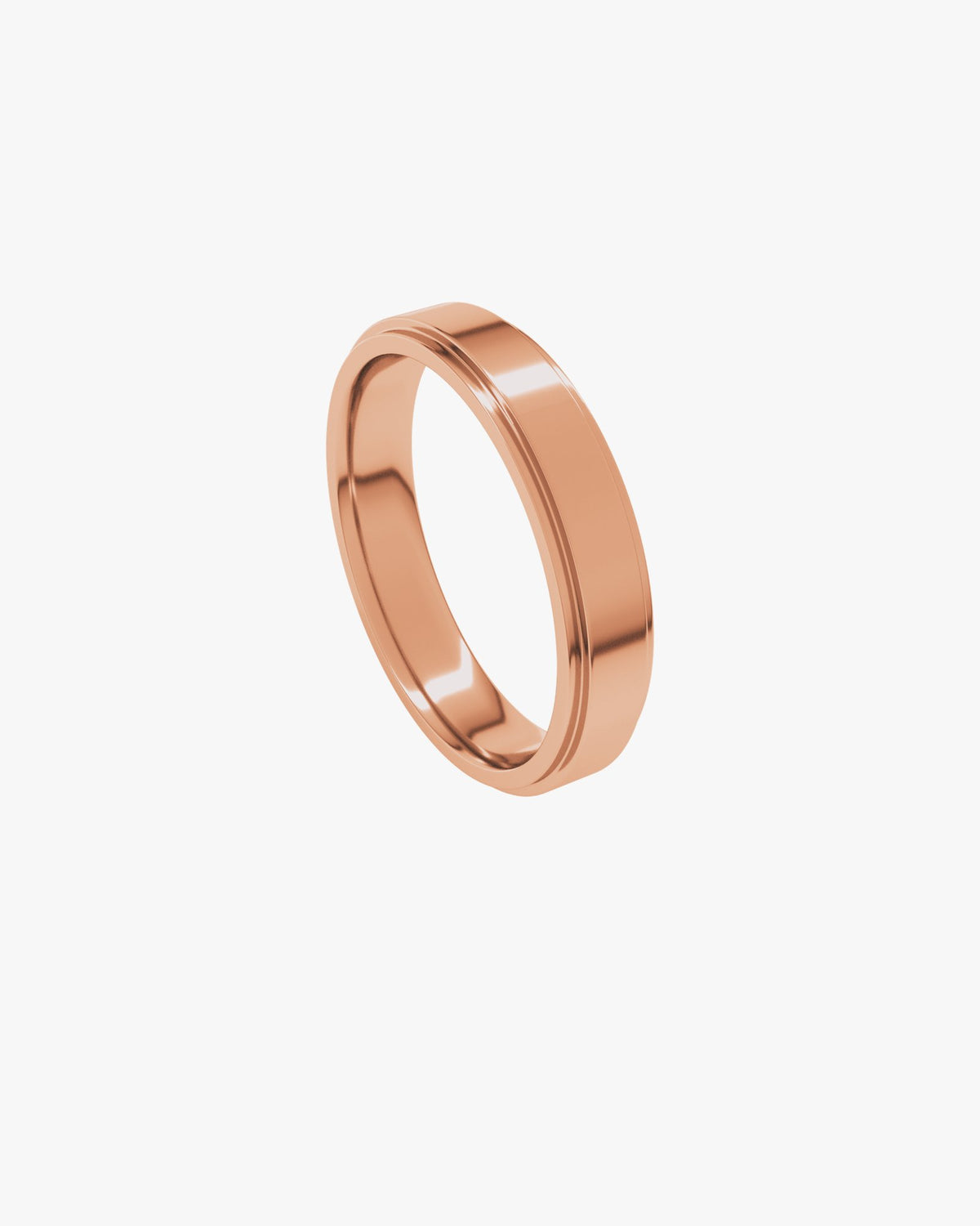 Leonardo Medio Ehering, Roségold 750, Perspektive