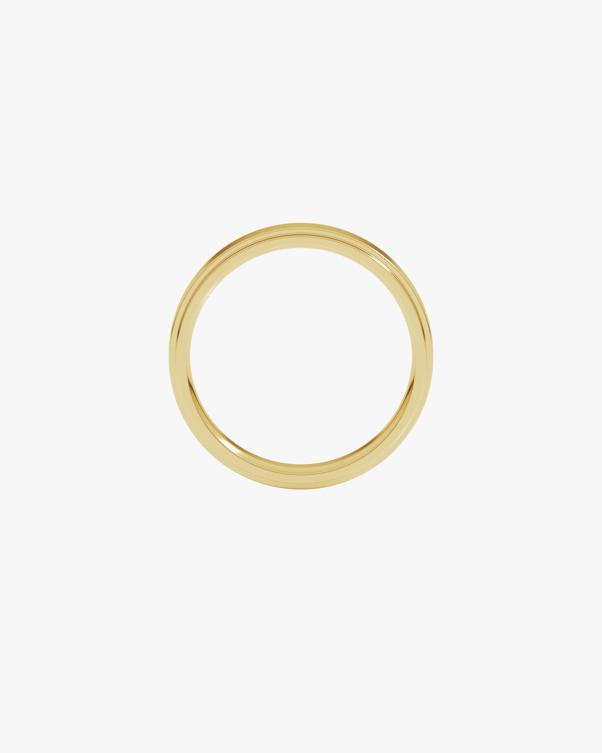 Leonardo Medio Ehering, Gelbgold 750, Draufsicht