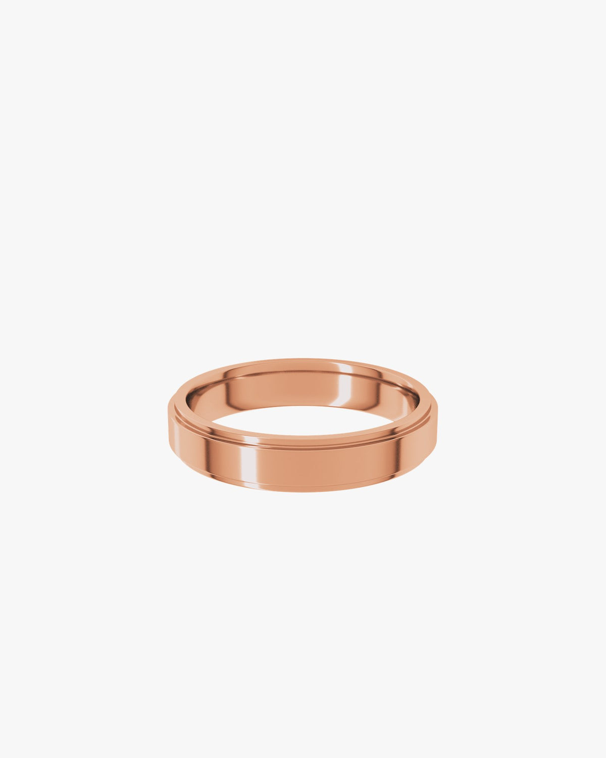Leonardo Medio Ehering, Roségold 750, Liegend