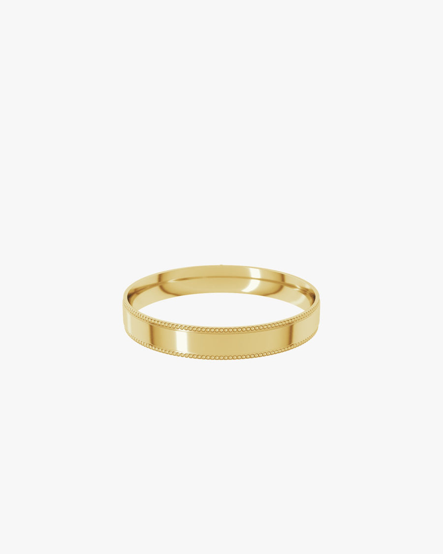 Leonardo Milgrain Fino Ehering, Gelbgold 750, Liegend