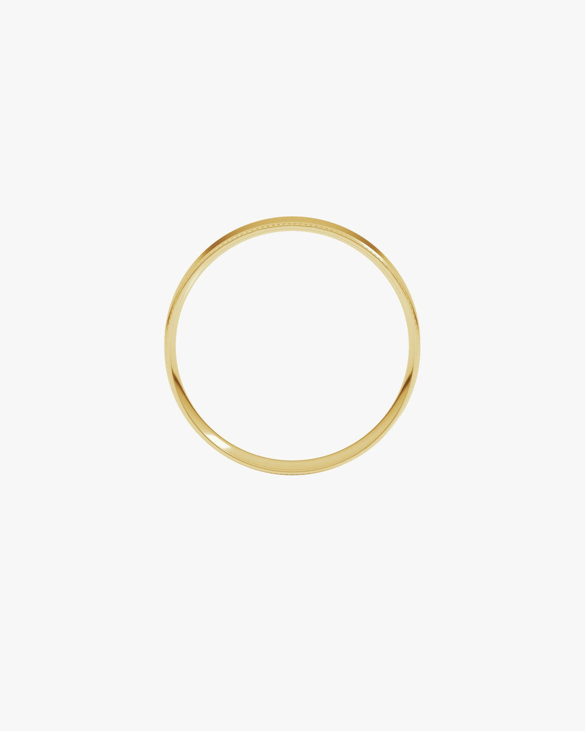 Leonardo Milgrain Medio Ehering, Gelbgold 750, Draufsicht
