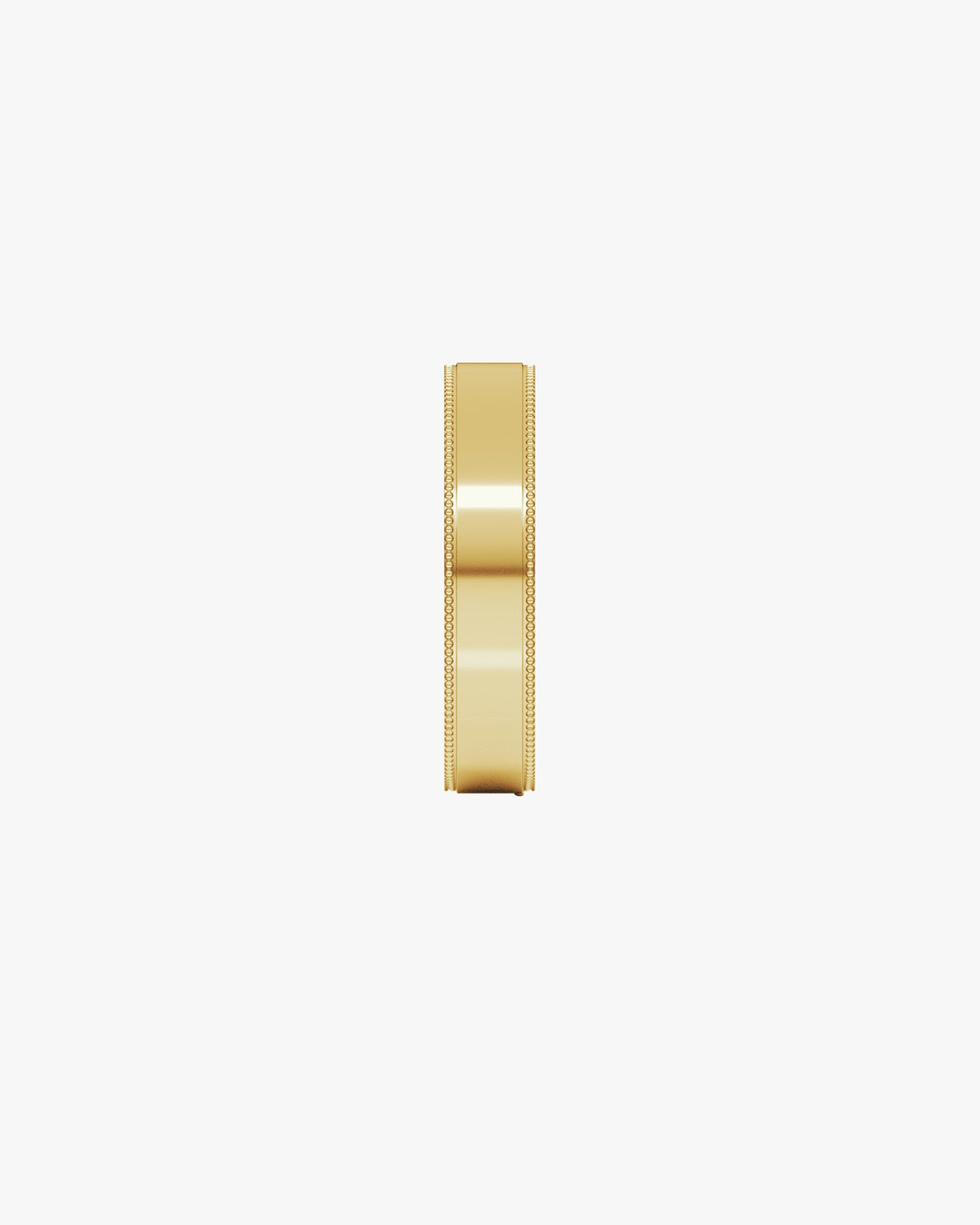 Leonardo Milgrain Medio Ehering, Gelbgold 750, Seitenansicht