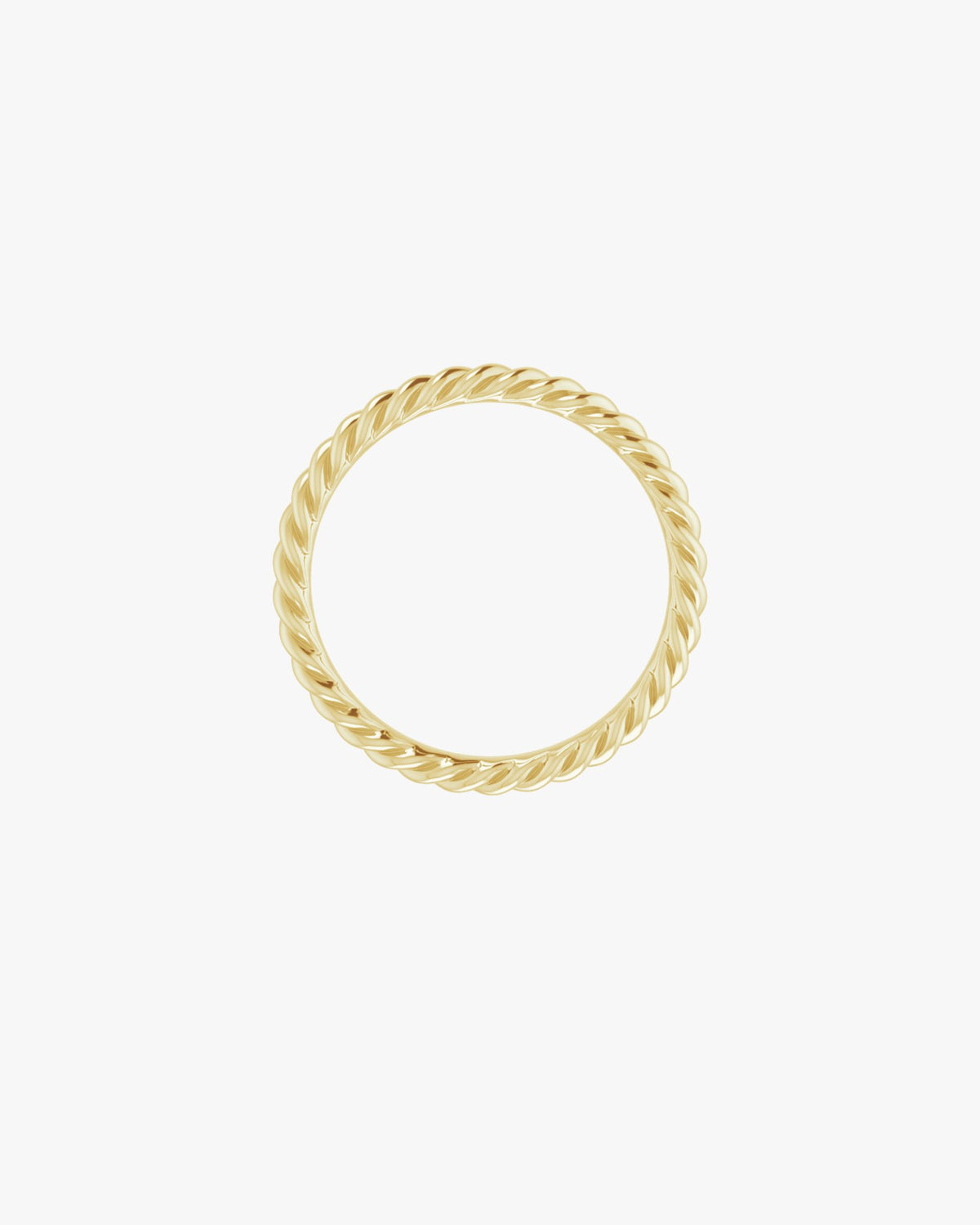 Giulia Medio Ehering, 750er Gelbgold, Vorderansicht
