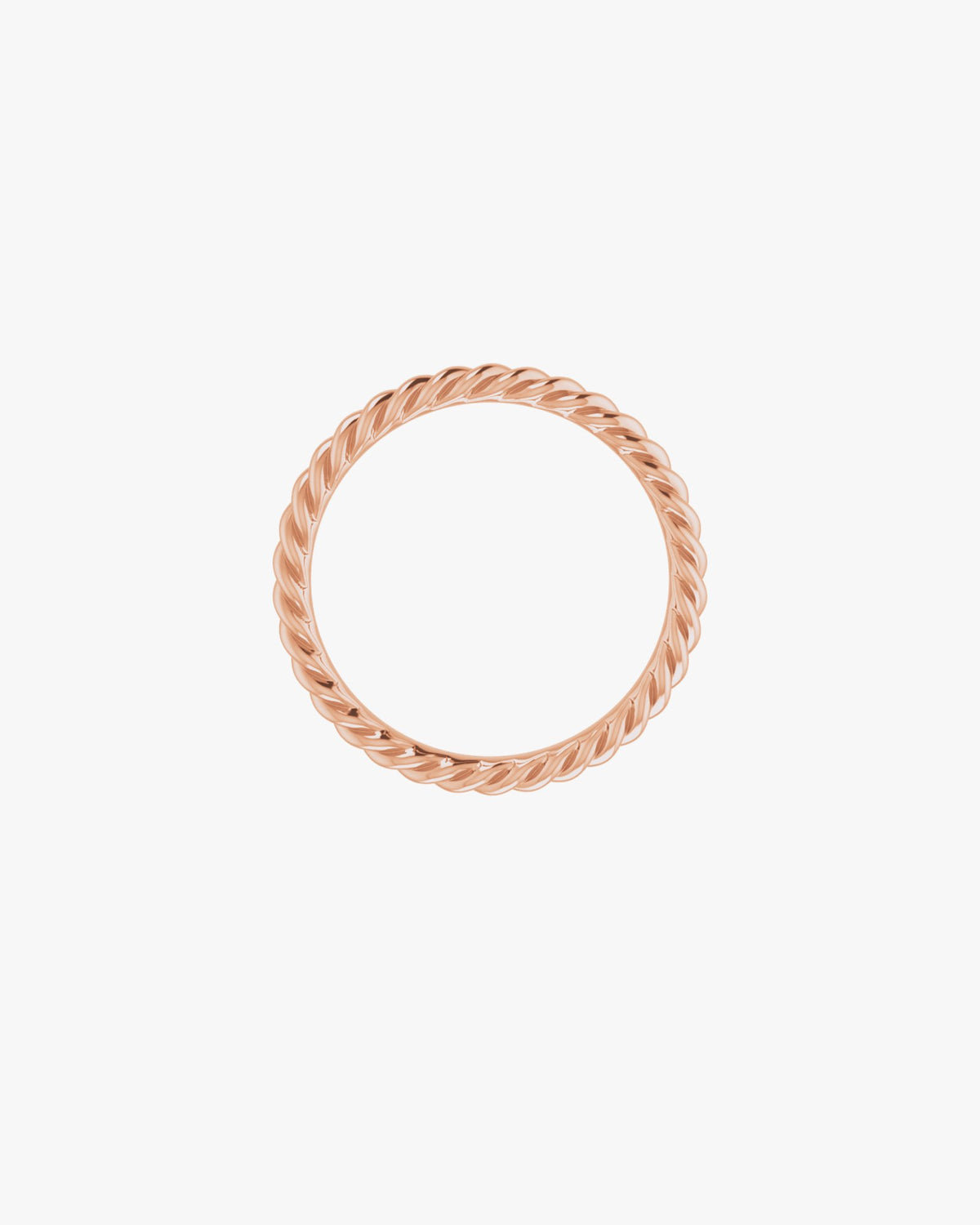 Giulia Medio Ehering, 750er Roségold, Vorderansicht
