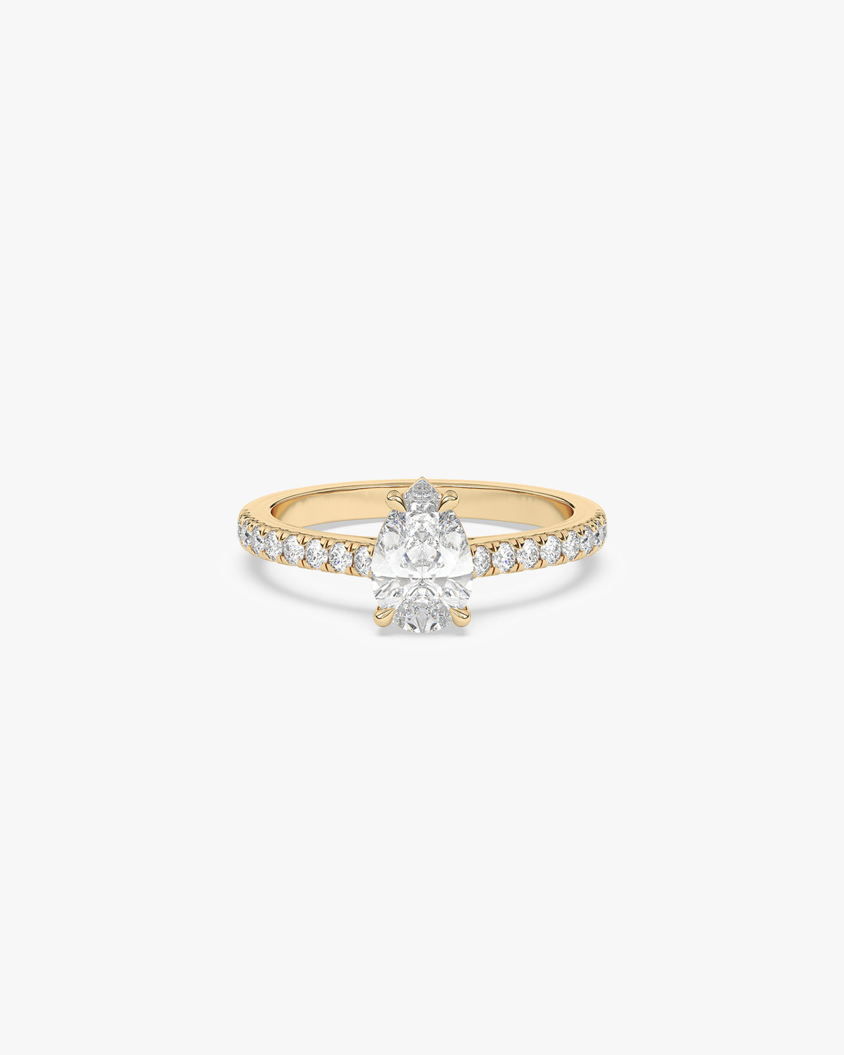 Dalia Verlobungsring, 750er Gelbgold, Liegend