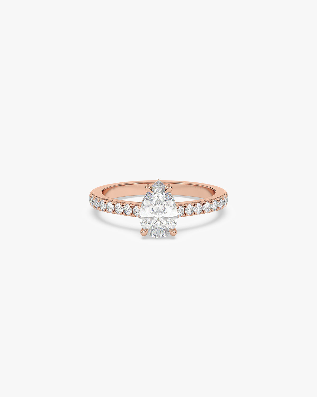 Dalia Verlobungsring, 750er Roségold, Liegend