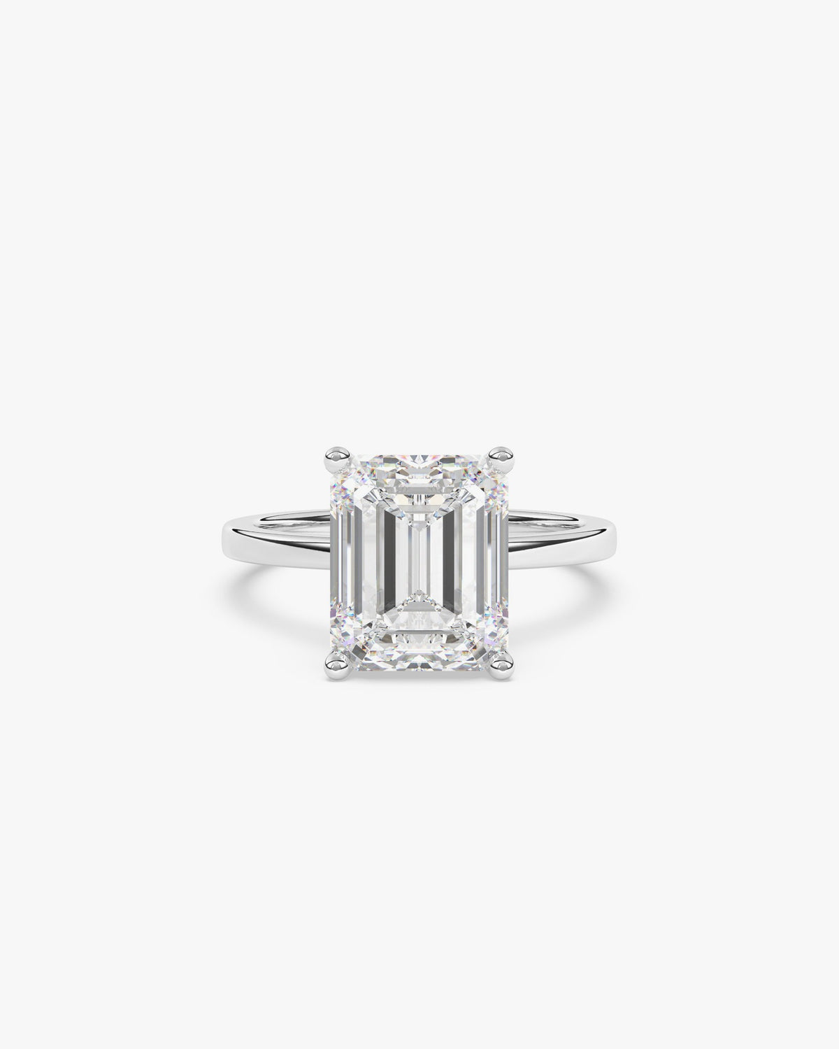 Eleonora Verlobungsring, 950er Platin, Liegend