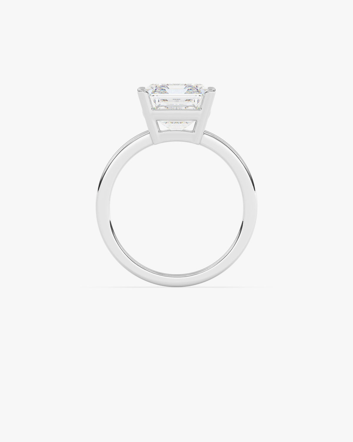 Eleonora Verlobungsring, 950er Platin, Vorderansicht