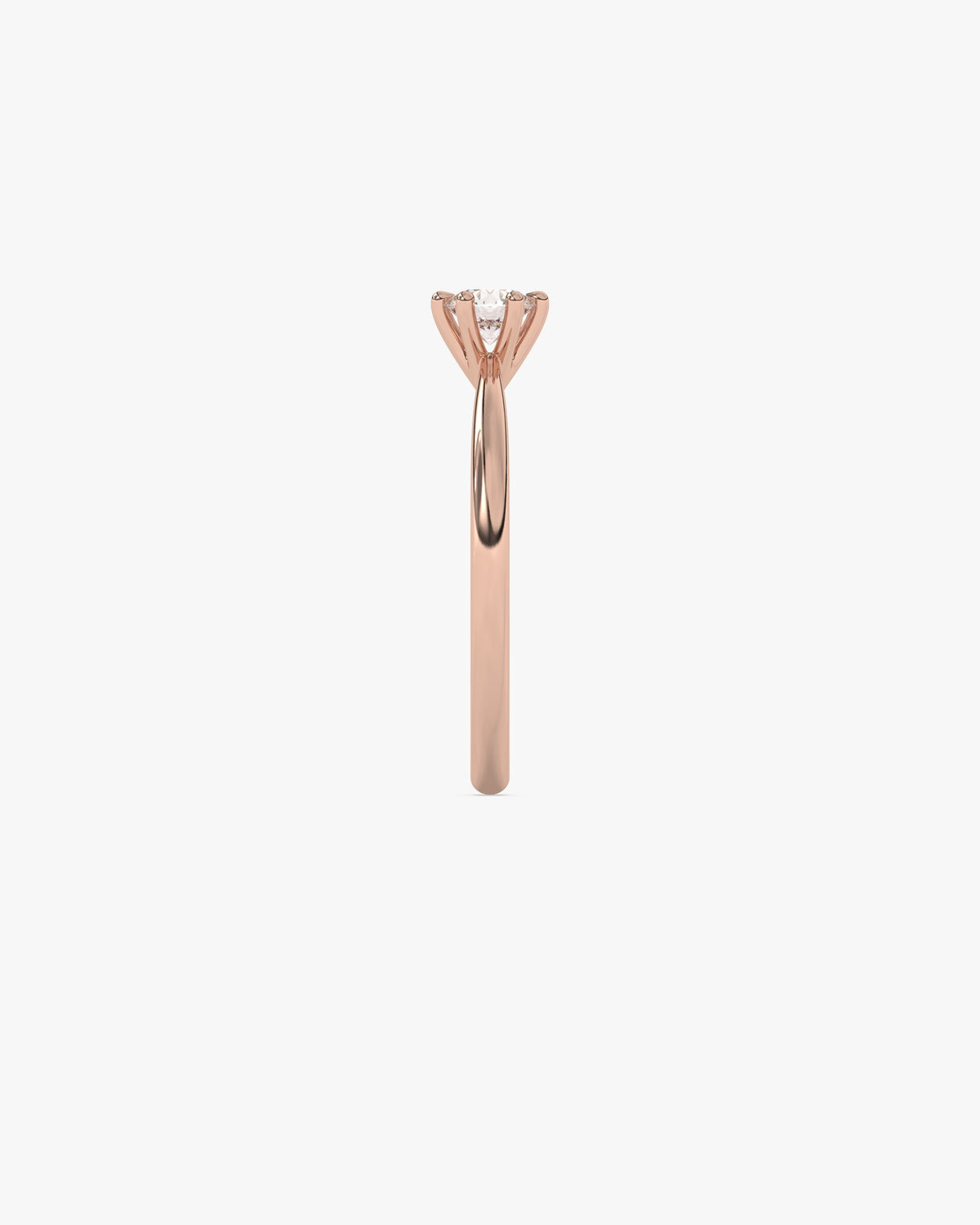 Lana Verlobungsring, 750er Roségold, Seitenansicht
