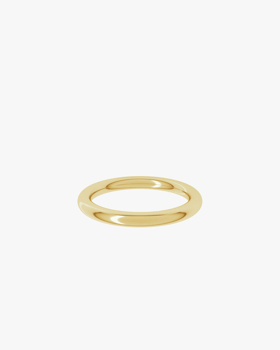 Leon Medio Ehering, Gelbgold 750, Liegend