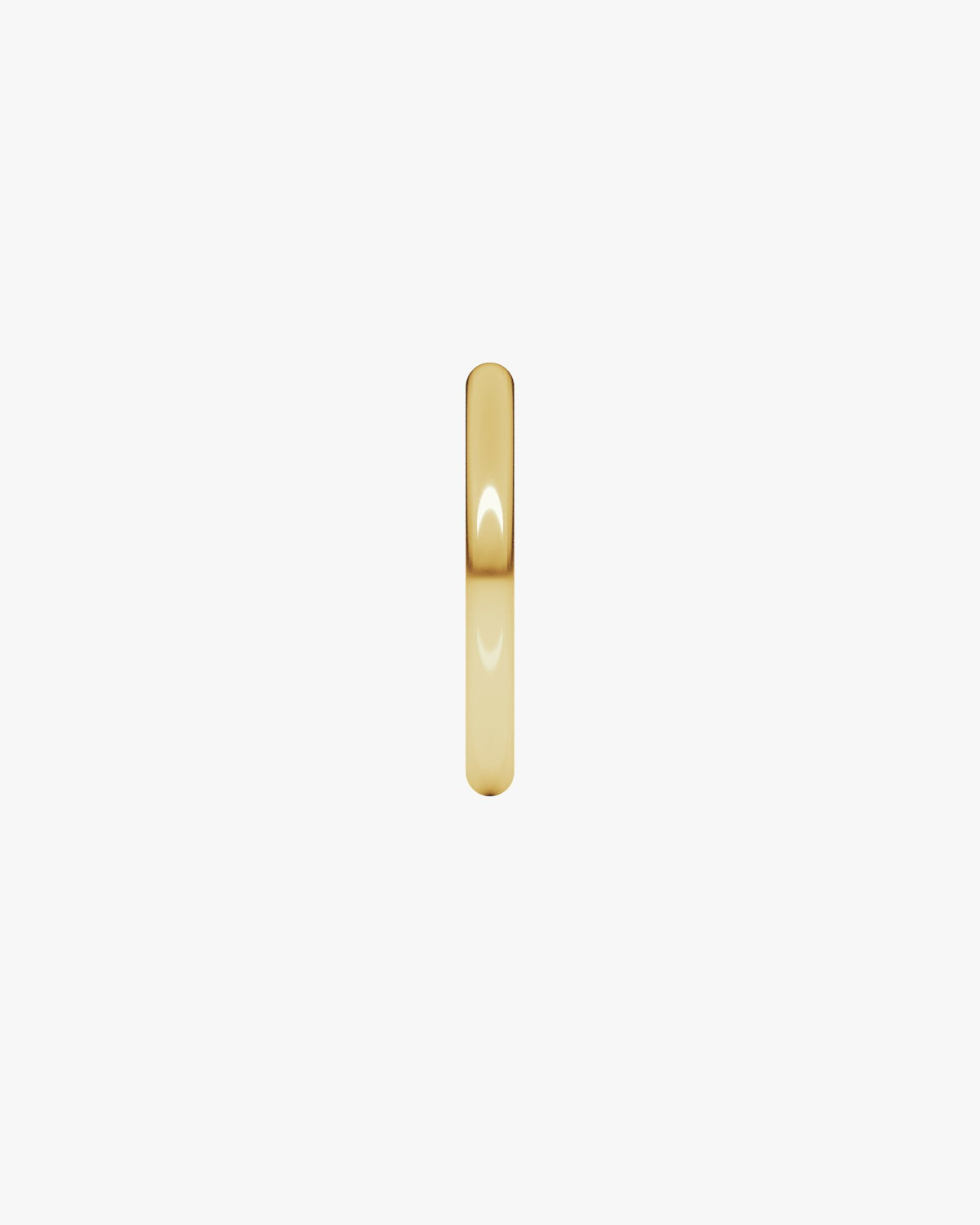 Leon Medio Ehering, Gelbgold 750, Seitenansicht