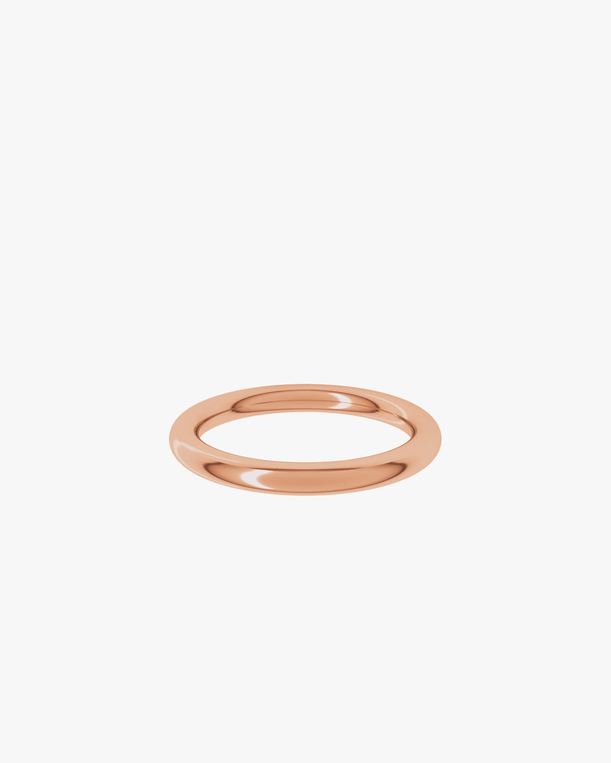 Leon Medio Ehering, Roségold 750, Liegend