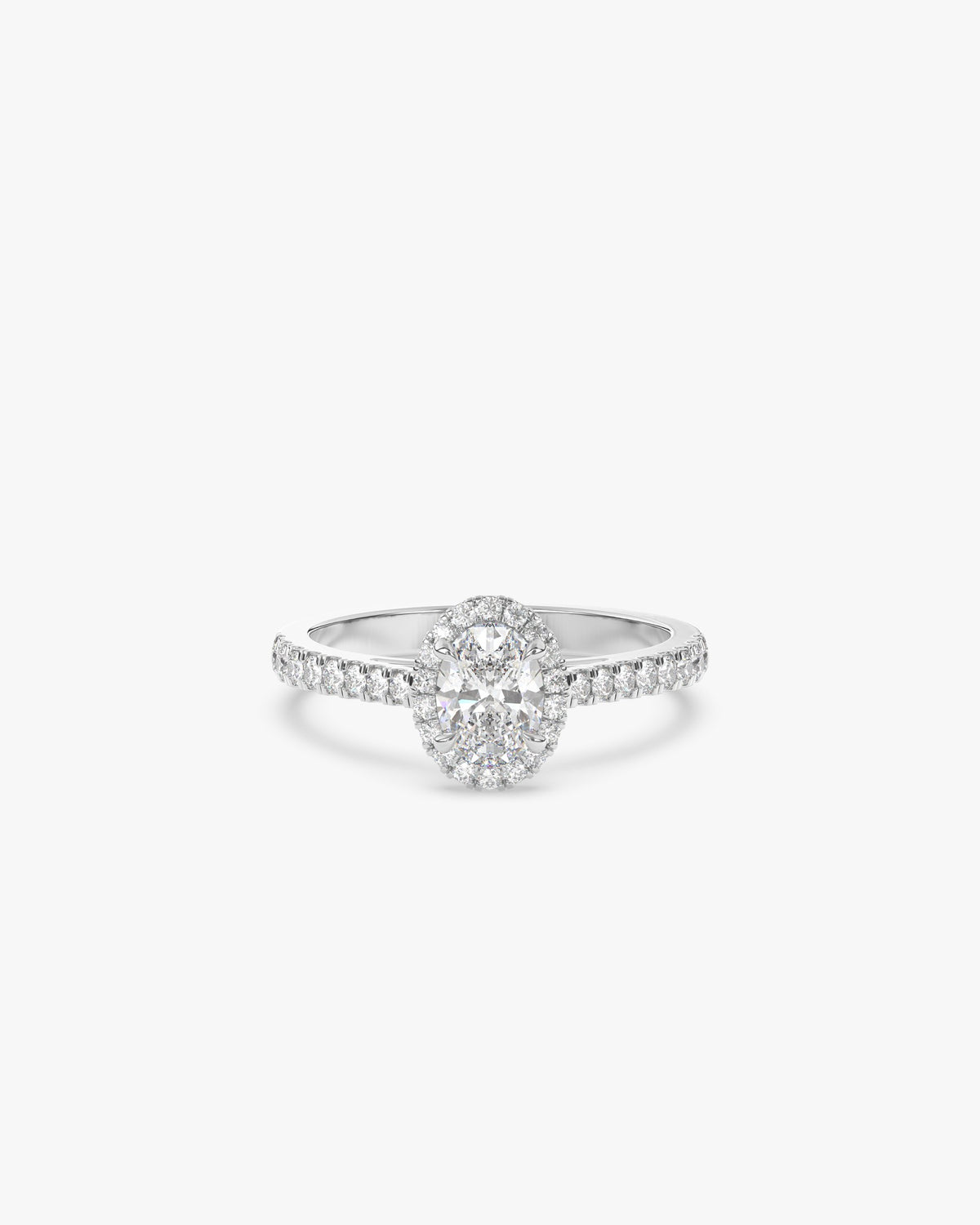 Olivia Verlobungsring, 950er Platin, Liegend