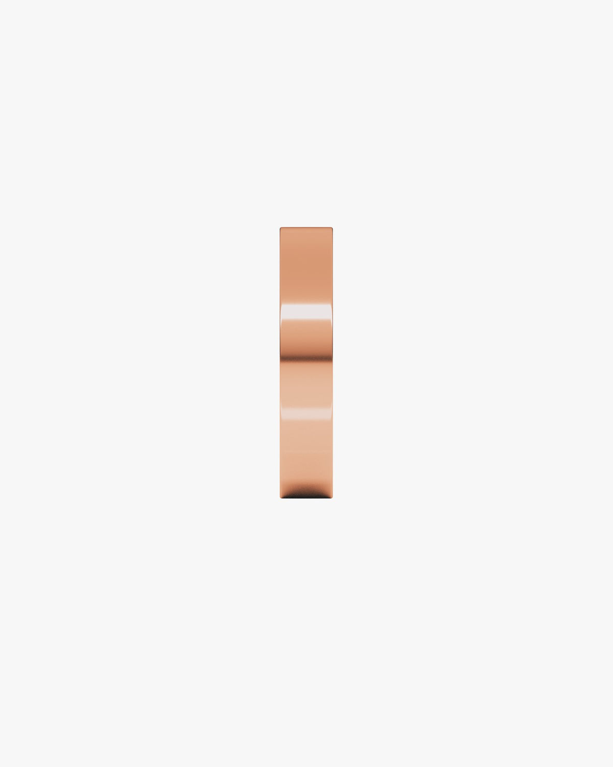 Paolo Medio Ehering, Roségold 750, Seitenansicht