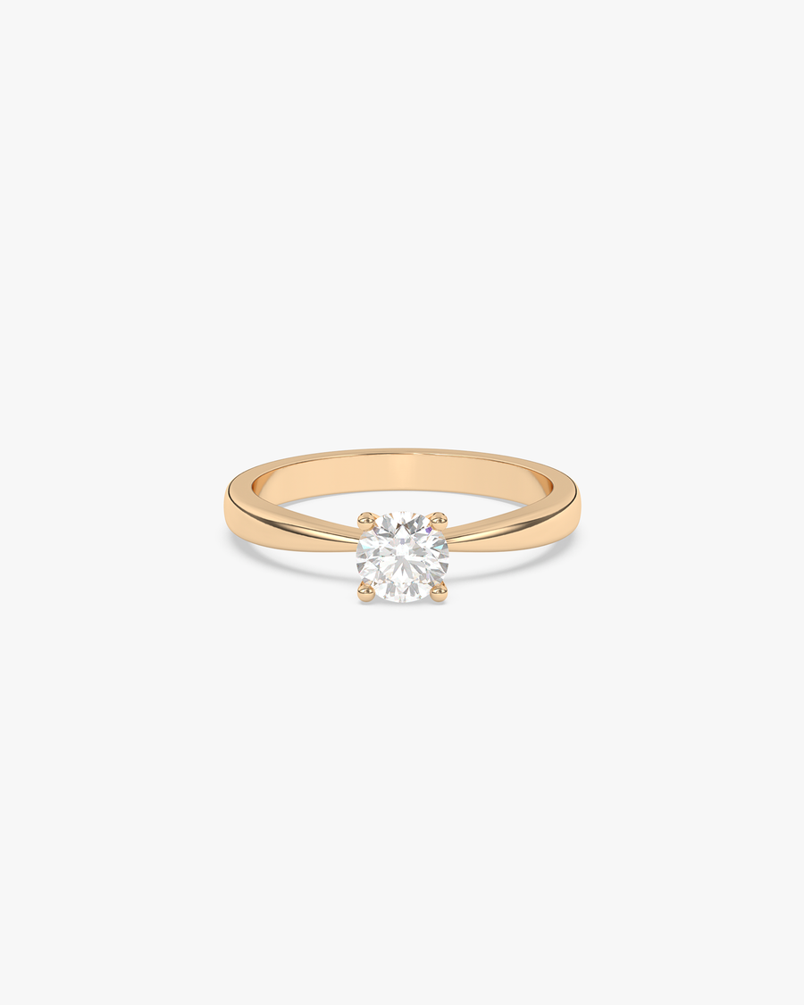 Lia Verlobungsring, 750er Gelbgold, Liegend