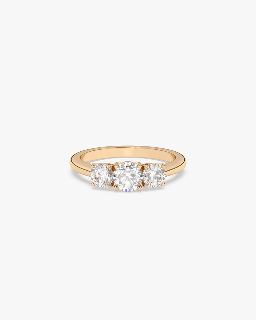 Liz Verlobungsring, 750er Gelbgold, Liegend