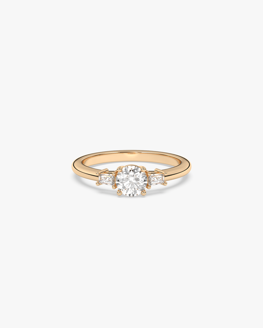 Sarah Verlobungsring, 750er Gelbgold, Liegend